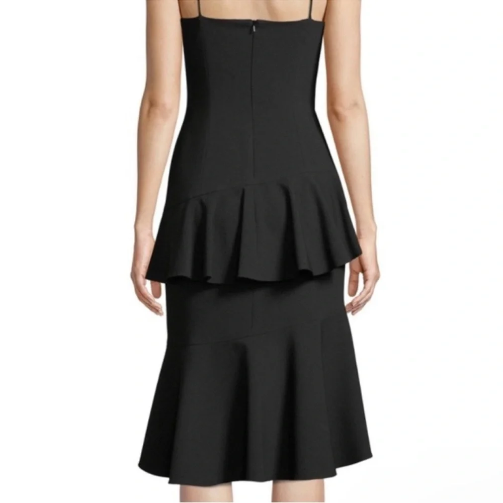 New Black Halo Barbados Slip Dress Ruffle Hem Black dress
size 0 - Picture 3 of 11